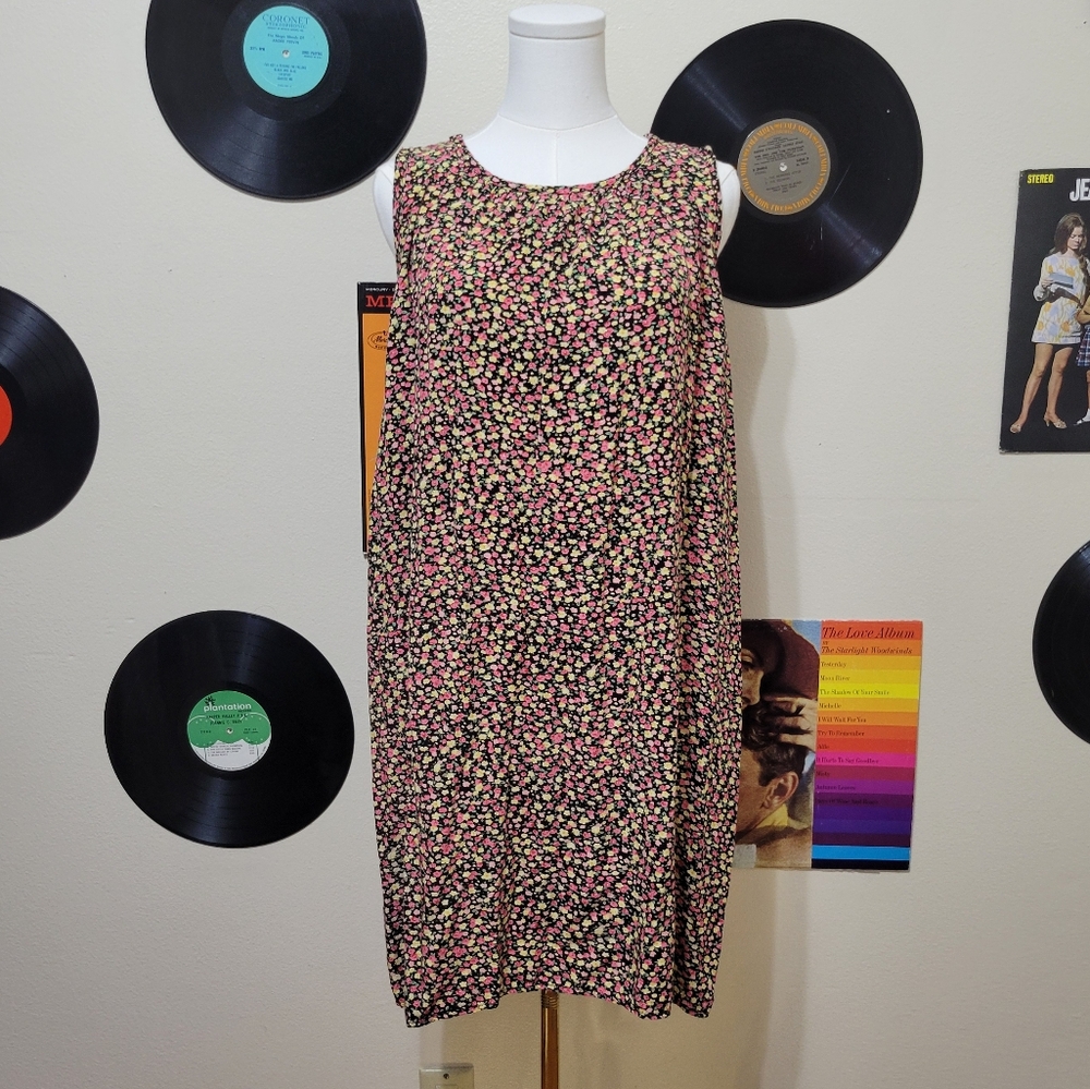 Loose Fitting Handmade Floral Summer Dress